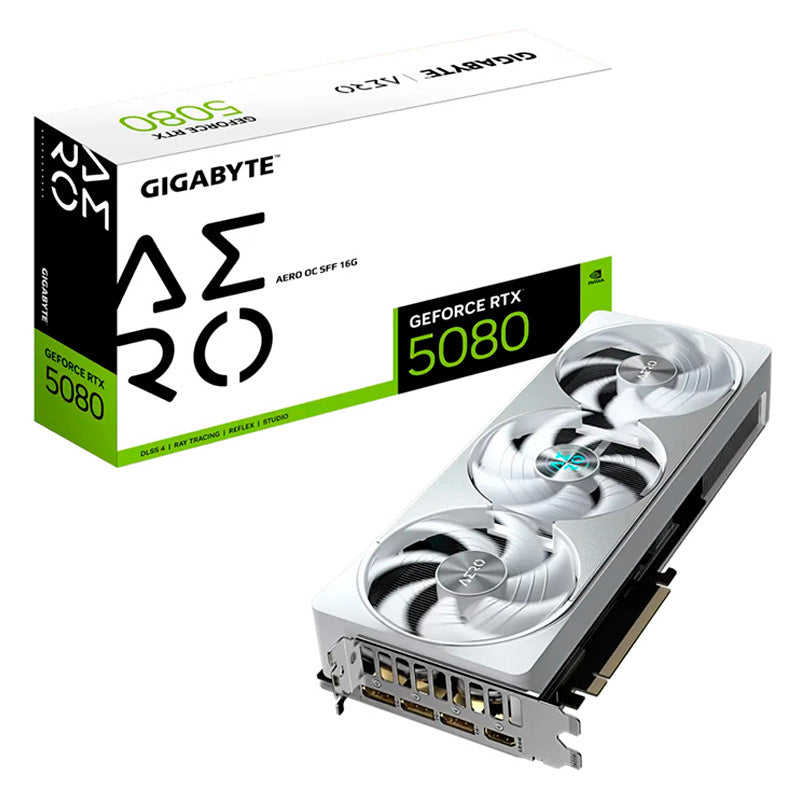 Tarjeta Gráfica Gigabyte GeForce RTX 5080 AERO OC 16GB GDDR7 DLSS4