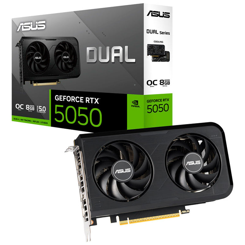 Tarjeta Gráfica Asus Dual GeForce RTX 5050 OC 8GB GDDR6 DLSS4